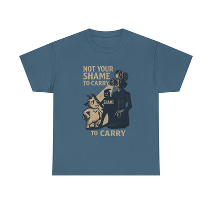 Not Your Shame to Carry Dark Col– Ironic Empowerment Tee