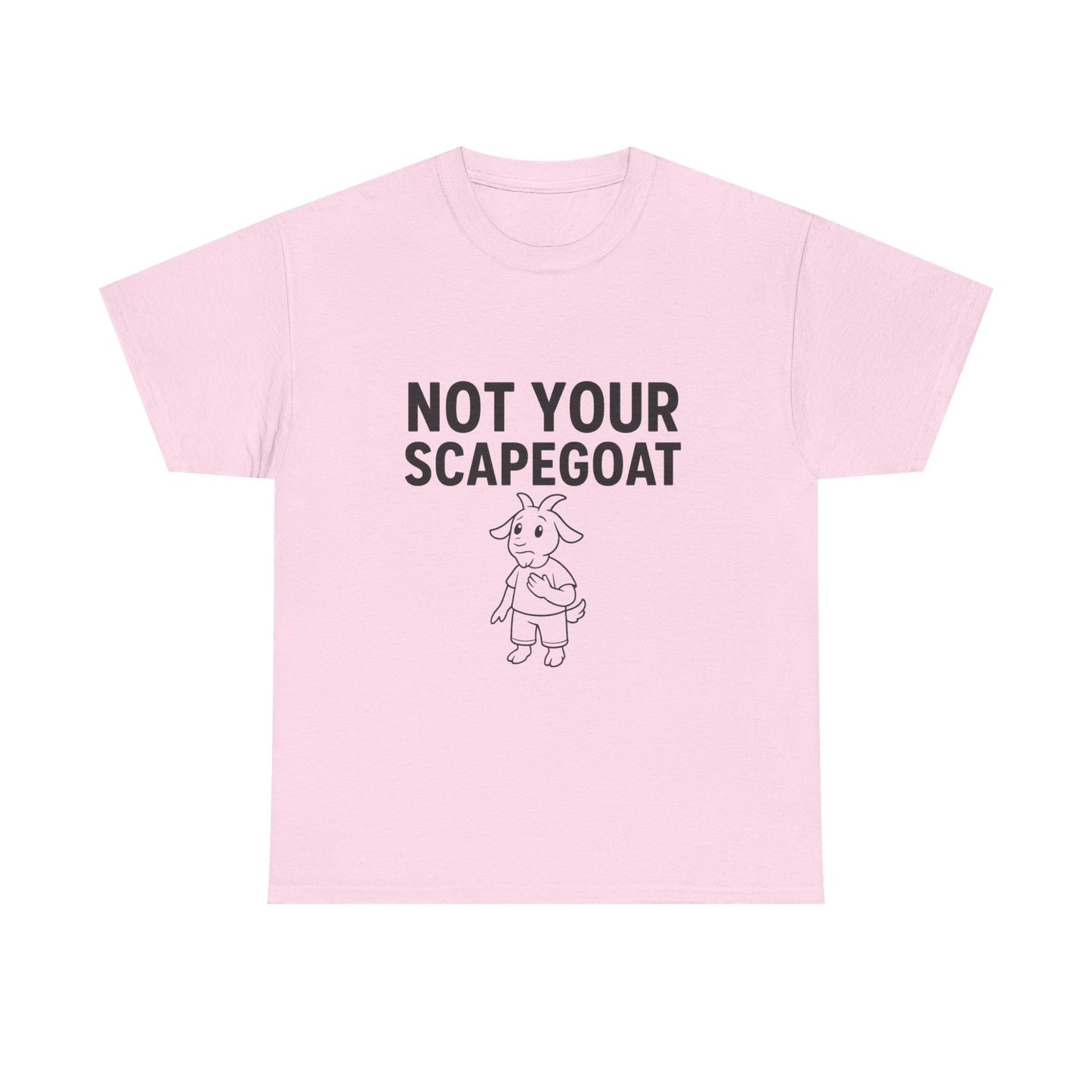 Not Your Scapegoat White and Lights | Bold Mental Health & Narcissism Recovery Tee