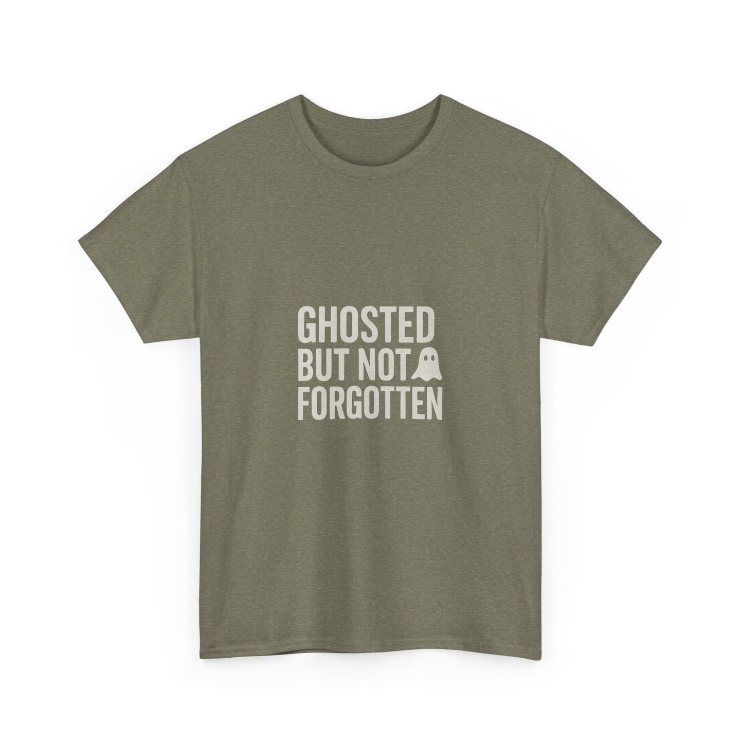 Ghosted But Not Forgotten™ | Retro-Spooky Ghost Graphic T-Shirt (Darks)