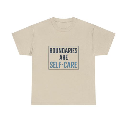 Boundaries Are Self-Care | Mental Health Awareness T-Shirt | Lights