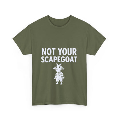 Not Your Scapegoat | Bold Mental Health & Narcissism Recovery Tee