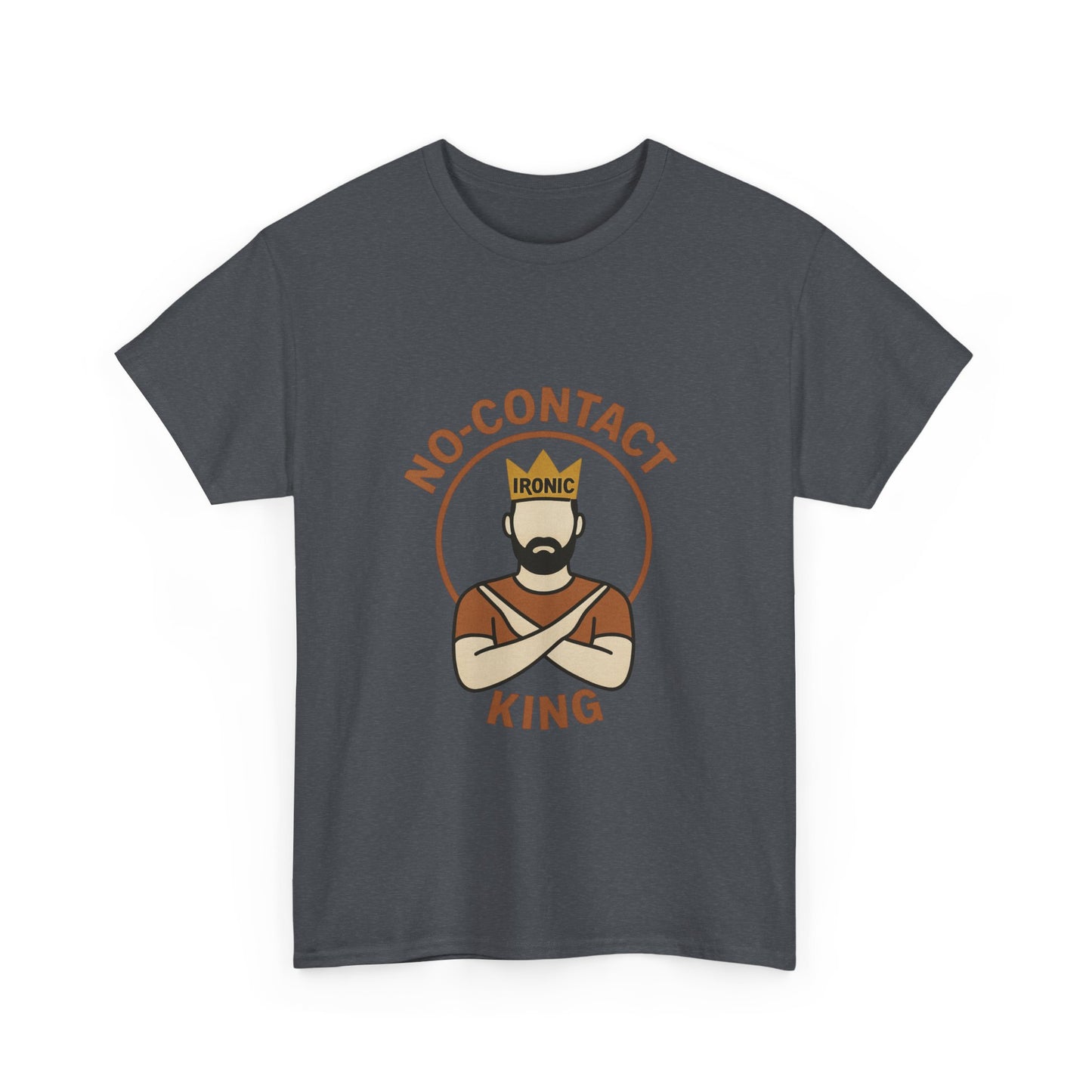 No-Contact King  – Narcissistic Survivor Tee | Darks