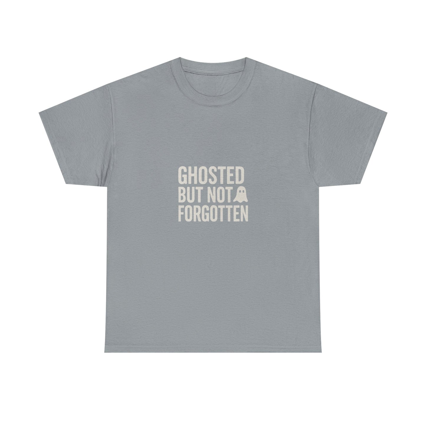 Ghosted But Not Forgotten™ | Retro-Spooky Ghost Graphic T-Shirt (Darks)