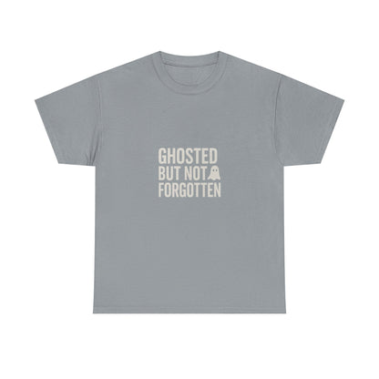 Ghosted But Not Forgotten™ | Retro-Spooky Ghost Graphic T-Shirt (Darks)