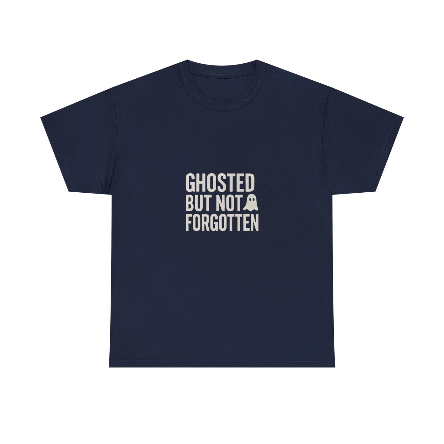 Ghosted But Not Forgotten™ | Retro-Spooky Ghost Graphic T-Shirt (Darks)