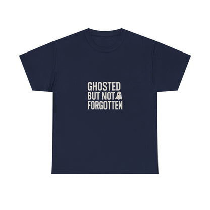 Ghosted But Not Forgotten™ | Retro-Spooky Ghost Graphic T-Shirt (Darks)