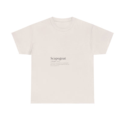 Scapegoat Definition Tee Light colors Edi – Funny Dysfunctional Family Blame Collector Shirt