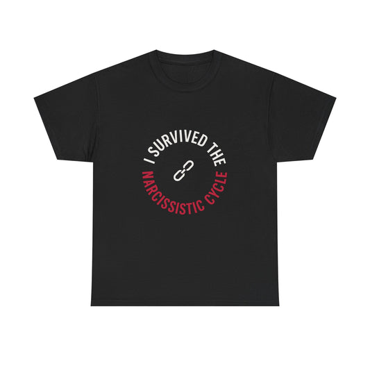 I Survived the Narcissistic Cycle – Empowerment Statement T-Shirt | Dark