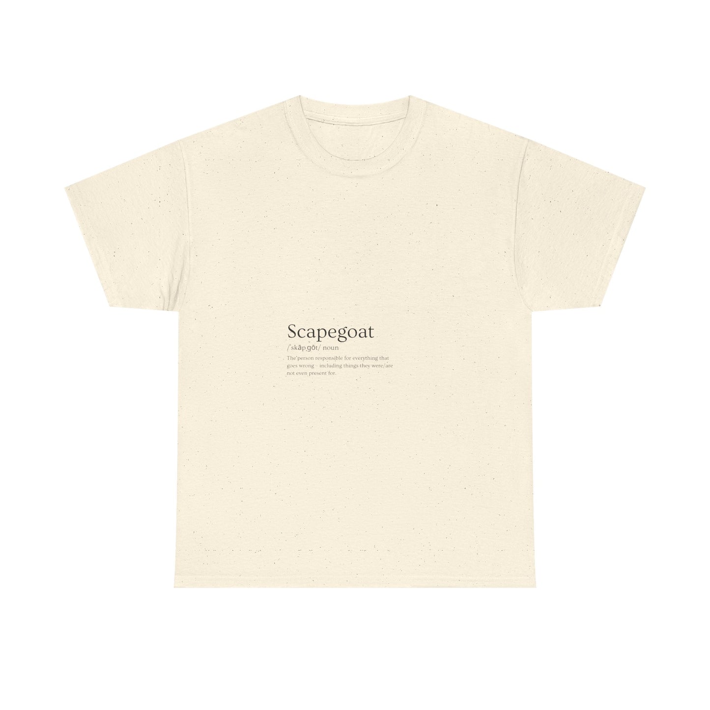 Scapegoat Definition Tee Light colors Edi – Funny Dysfunctional Family Blame Collector Shirt