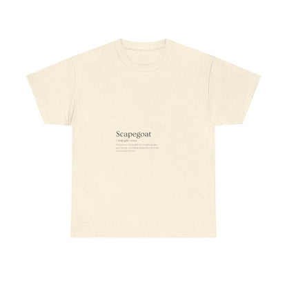 Scapegoat Definition Tee Light colors Edi – Funny Dysfunctional Family Blame Collector Shirt