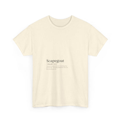 Scapegoat Definition Tee Light colors Edi – Funny Dysfunctional Family Blame Collector Shirt