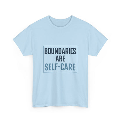 Boundaries Are Self-Care | Mental Health Awareness T-Shirt | Lights