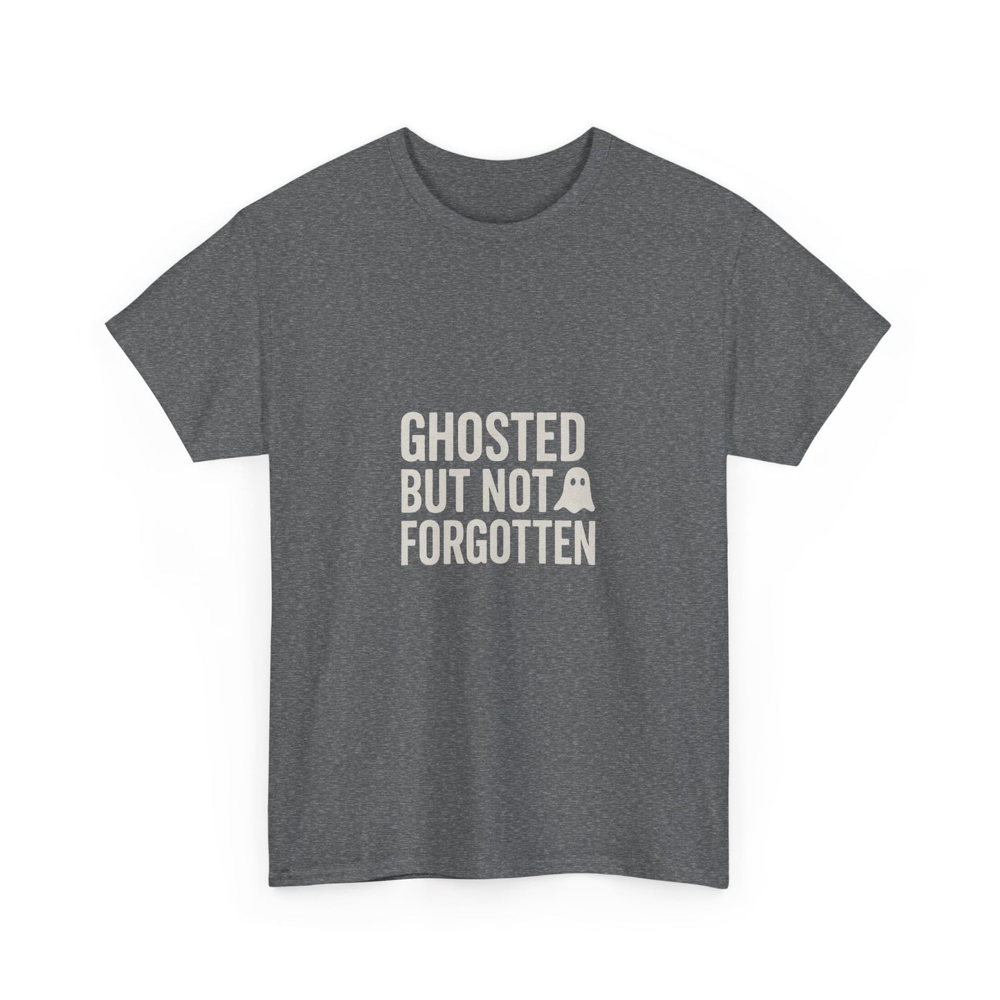 Ghosted But Not Forgotten™ | Retro-Spooky Ghost Graphic T-Shirt (Darks)