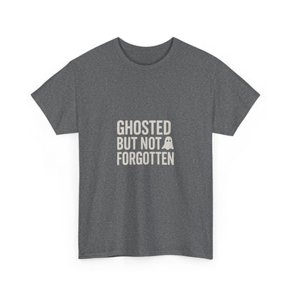 Ghosted But Not Forgotten™ | Retro-Spooky Ghost Graphic T-Shirt (Darks)