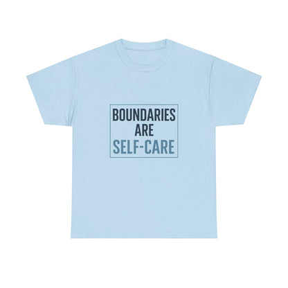 Boundaries Are Self-Care | Mental Health Awareness T-Shirt | Lights