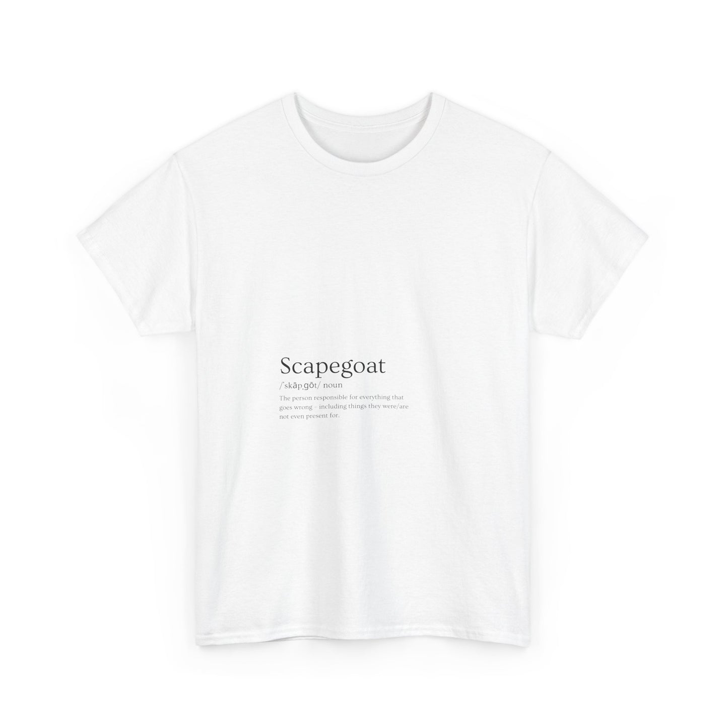 Scapegoat Definition Tee Light colors Edi – Funny Dysfunctional Family Blame Collector Shirt