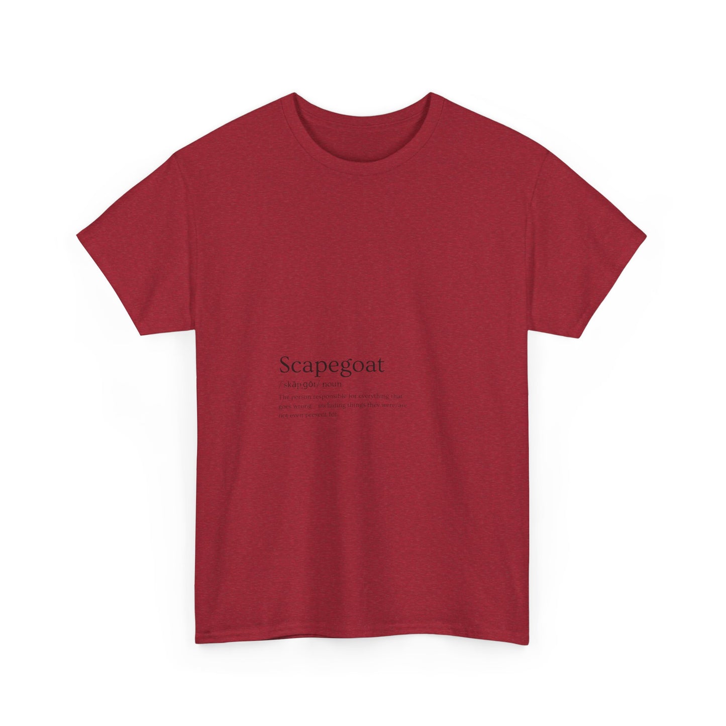 Scapegoat Definition Tee Light colors Edi – Funny Dysfunctional Family Blame Collector Shirt