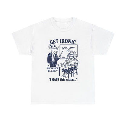 IRONIC Anatomy 101 | Funny Back-to-School | T-Shirt | Teachers and Students