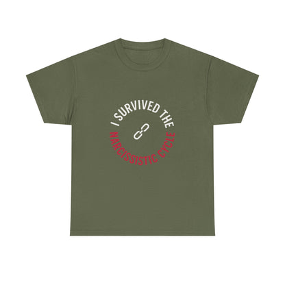 I Survived the Narcissistic Cycle – Empowerment Statement T-Shirt | Dark